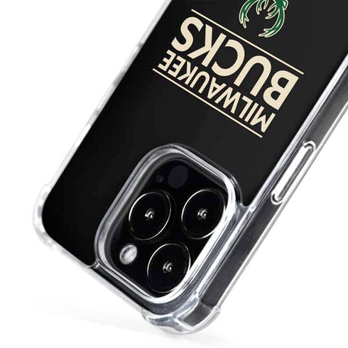 NBA Milwaukee Bucks Standard - Black iPhone 16 Pro MagSafe Case